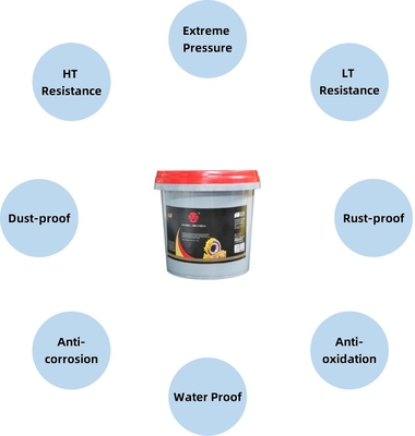 General Application White Lithium Complex Grease with Dustproof Protection