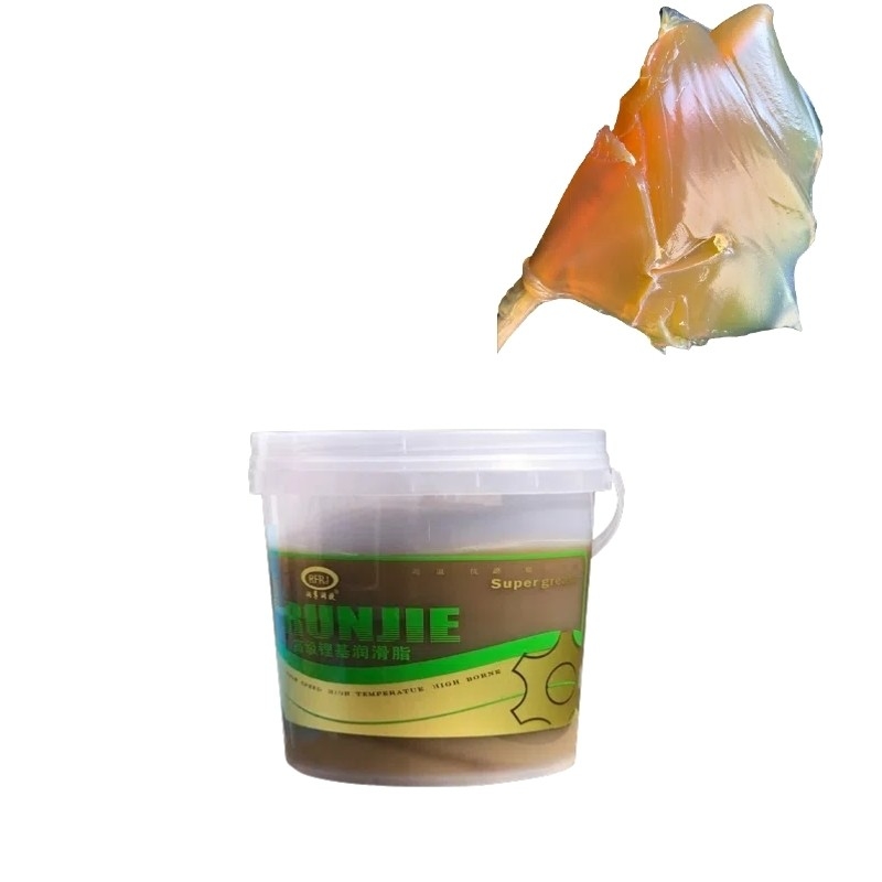 High Viscosity Base Oil Calcium Soap Grease in Yellow Color for Heavy Machinery Needs
